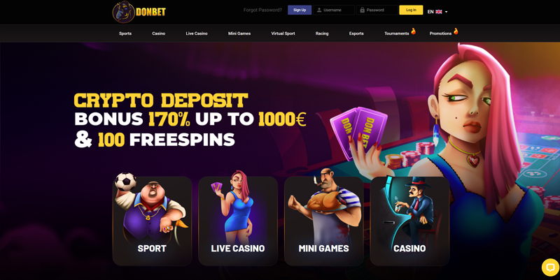 Donbet – The Highest Paying Non GamStop Casino