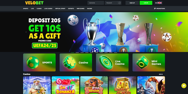 Velobet Casino – Fastest Paying Non GamStop Casino