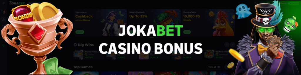 jokabet casino bonuses